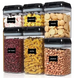 Набір контейнерів для зберігання їжі, сипких та круп FOOD Storage Container Set ∙ 6 ємностей з герметичними кришками