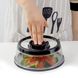 Вакуумная многоразовая крышка 26см для миски тарелки сковородки сохраняет продукты свежими