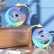 Вентилятор настольный аккумуляторный с RGB подсветкой, вращением 180&deg; и USB зарядкой