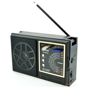 Радіоприймач GOLON RX-98 з USB/SD та акумулятором ∙ Портативне міні-радіо GOLON RX-98 для подорожей