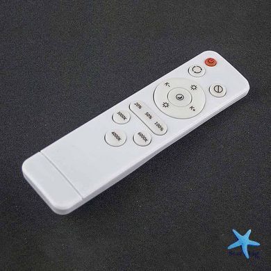 Потолочная светодиодная люстра X-598 50х8х50 см с пультом &bull; Круглая LED-люстра для спальни, кухни, гостиной и современного интерьера