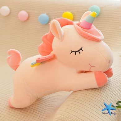 Мягкая плюшевая игрушка Единорог &ndash; обнимашка, 40 см &middot; Детская мягкая игрушка Единорожек