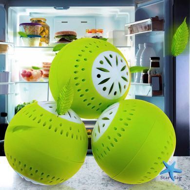 Кульки для холодильника Fridge Balls для усунення запахів ∙ Поглинач запахів Fridge Balls для дому