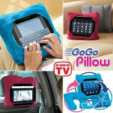 Подушка Go Go Pillow дорожня з тримачем для планшета 3 в 1
