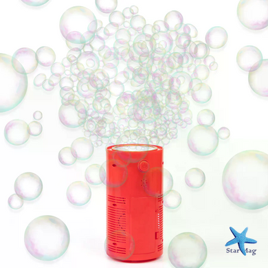 Автомат для мильних бульбашок Bubble Machine Fireworks з LED-підсвіткою та звуком &bull; Дитяча машина для бульбашок з акумулятором USB