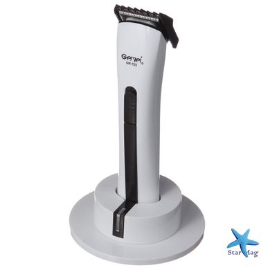Аккумуляторная водонепроницаемая машинка для стрижки волос,усов и бороды .GEMEI GM-725 CG21 PR3