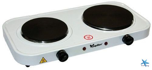 Электроплита дисковая Domotec HP-200 A-1, плита 2-конфорочная электрическаяCG12 PR4