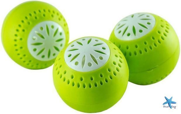 Кульки для холодильника Fridge Balls для усунення запахів ∙ Поглинач запахів Fridge Balls для дому
