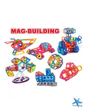 Магнитный конструктор Mag Building на 36 деталей ∙ Конструктор-головоломка для детей