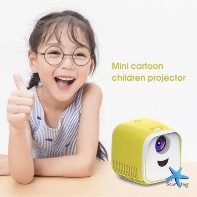 Детский мини LED проектор L1 Led Projector Портативный мультимедийный домашний проектор