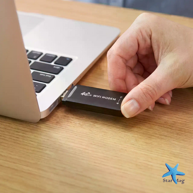 4G модем AND 5559 черный &bull; USB Wi-Fi роутер 4G LTE Plug and Play до 150 Мбит/с для дома, дачи и поездок