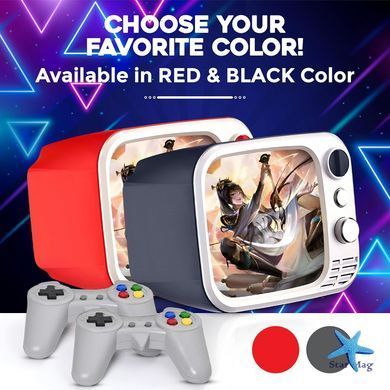 Ігрова консоль H7 Mini TV РЕТРО 740 ігор + 2 джойстики ∙ Портативна ретро-консоль H7 з екраном та джойстиками