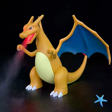 Фигурка покемона Чаризард Pokemon Charizard с эффектом распыления &bull; Коллекционная игрушка дракон Чаризард для детей, фанатов аниме и подарка