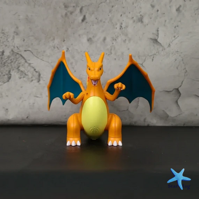 Фигурка покемона Чаризард Pokemon Charizard с эффектом распыления &bull; Коллекционная игрушка дракон Чаризард для детей, фанатов аниме и подарка