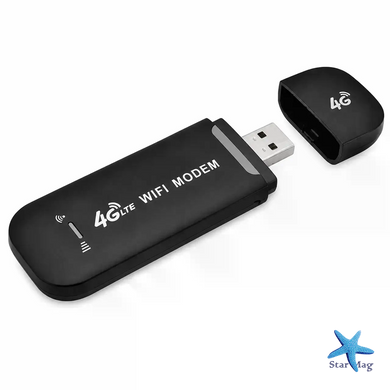 4G модем AND 5559 черный &bull; USB Wi-Fi роутер 4G LTE Plug and Play до 150 Мбит/с для дома, дачи и поездок