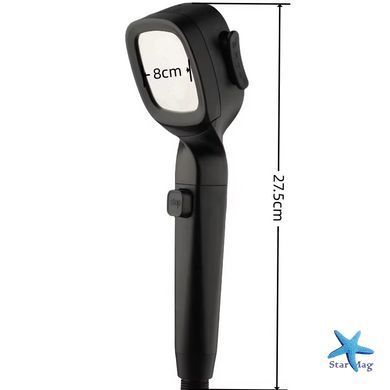 Насадка для душу Quadro Shower Head з 4 режимами та фільтром &middot; Водозберігаюча душова лійка високого тиску