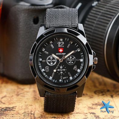 Оригінальний чоловічий наручний годинник Swiss Army Military Кварцовий армійський годинник