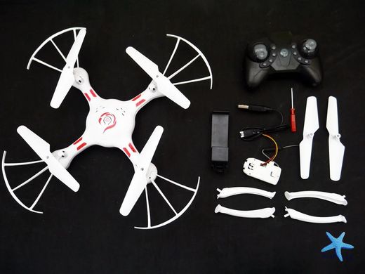 Квадрокоптер QY66-X05 Летающий дрон c WiFi камерой на пульте управления