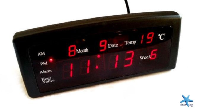 Электронные часы с будильником Caixing CX-868 CG10 PR3