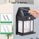 Лампа с датчиком движения 3 режима освещения для сада SOLAR WALL LAMP Kt-888 &bull; Уличный светильник на солнечной батарее с датчиком движения