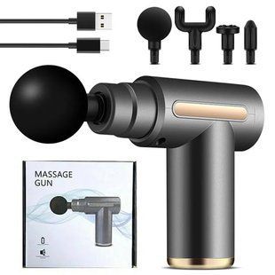 Перкусійний масажер для шиї голови та ніг Massage Gun XL-1011 &bull; Електричний масажний пістолет