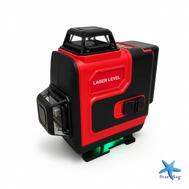 Аккумуляторный лазерный уровень KRAFFTEC 4D 16 линий с Bluetooth и штативом &bull; Самовыравнивающийся лазерный нивелир для ремонта, строительства и разметки