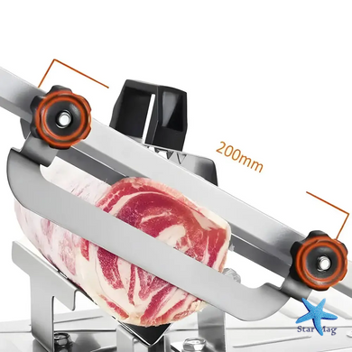 Слайсер для тонкой нарезки мяса LY-619 для дома ∙ Ломтерезка для мясных изделий LY-619