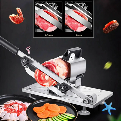 Слайсер для тонкой нарезки мяса LY-619 для дома ∙ Ломтерезка для мясных изделий LY-619