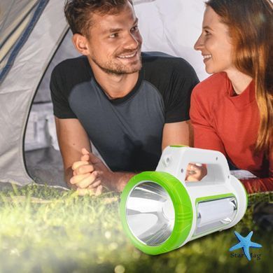 Портативний прожектор із функцією Power Bank JQ-6088 ∙ Лампа-ліхтар для намету та кемпінгу 6088-LED+COB