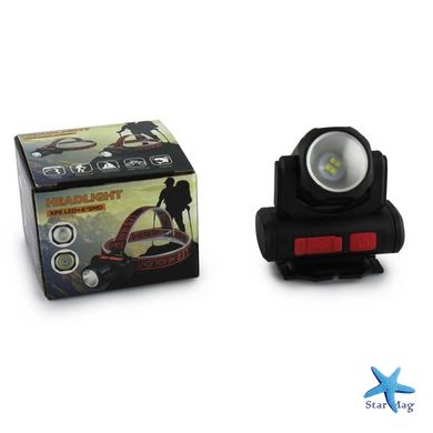 Ліхтарик налобний BAILONG BL-2001 Акумуляторний ліхтарик ∙ USB зарядка