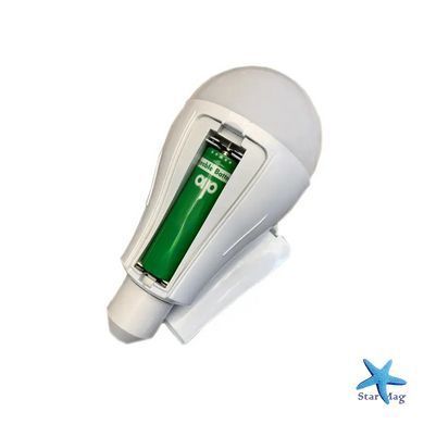 Светодиодная перезаряжаемая лампа &middot; Аварийная лампочка с аккумулятором 2 x 18650 15w E27