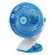 Вентилятор Мини USB с прищепкой Mini fan LY-582 &bull; Портативный настольный вентилятор с аккумулятором и креплением