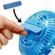 Вентилятор Мини USB с прищепкой Mini fan LY-582 &bull; Портативный настольный вентилятор с аккумулятором и креплением