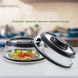 Вакуумная многоразовая крышка 24см для миски тарелки сковородки сохраняет продукты свежими