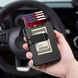 Компактний гаманець-картхолдер 26X-56 з RFID-захистом чорний &bull; Гаманець для карток 26X-56 з відділенням для купюр, візитниця та тримач банківських карток