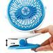 Вентилятор Мини USB с прищепкой Mini fan LY-582 &bull; Портативный настольный вентилятор с аккумулятором и креплением