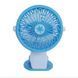 Вентилятор Мини USB с прищепкой Mini fan LY-582 &bull; Портативный настольный вентилятор с аккумулятором и креплением