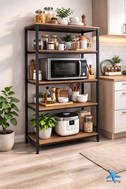Полиця-стелаж XLB-L121G 58x126 см &bull; Підлоговий стелаж для зберігання речей, взуття, кухні, ванної кімнати та дому