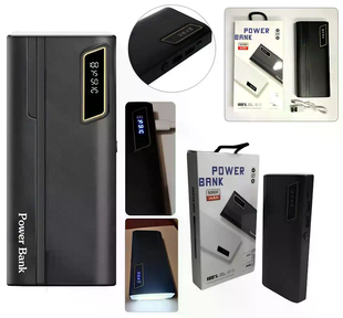 Мобільна зарядка Power Bank UN-3104 50000mAh із швидкою зарядкою та ліхтариком &bull; Портативний зовнішній акумулятор 50000 мАг на 2 USB для телефона, планшета та гаджетів