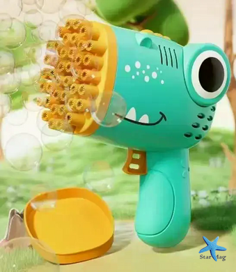 Дитячий автоматичний пістолет-кулемет для мильних бульбашок Bubble Blaster AND 636-73 &bull; Іграшка Bubble Gun для вулиці, свят і активних ігор