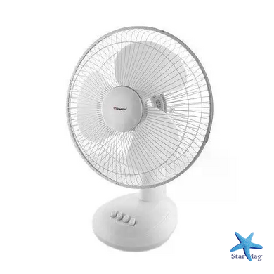 Вентилятор підлоговий DOMOTEC MS-1625 White &bull; Побутовий вентилятор для дому, офісу та кімнати &bull; Потужний вентилятор для охолодження і циркуляції повітря