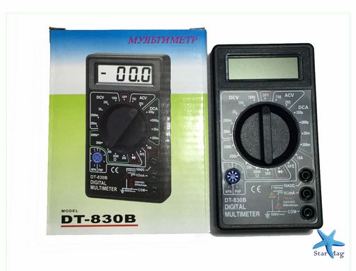 Цифровой мультиметр DT 830B  Измерительный прибор тестер