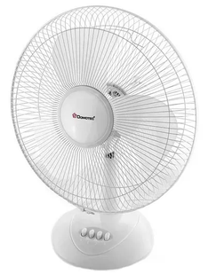 Вентилятор підлоговий DOMOTEC MS-1626 White &bull; Побутовий вентилятор для дому, офісу та кімнати &bull; Потужний вентилятор для охолодження і циркуляції повітря
