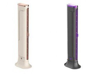 Настільний вентилятор F3 Tower Fan акумуляторний &bull; Портативний баштовий вентилятор F3 Tower Fan із 3 швидкостями, автоповоротом та USB-заряджанням