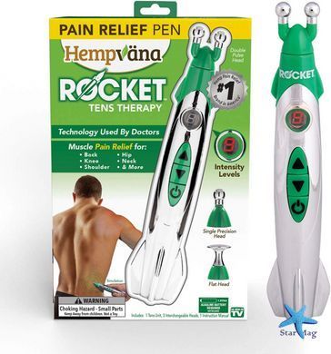 Портативный электронный массажер Elite Massage Rocket ∙ Ручной импульсный массажер Elite Massage Rocket для снятия боли