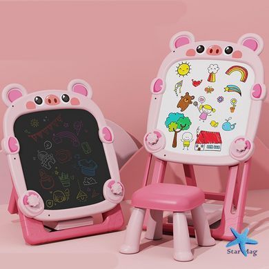 Детский мольберт Happy BLB-Toys для детей ∙ Многофункциональный развивающий мольберт Happy BLB-Toys