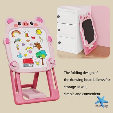 Детский мольберт Happy BLB-Toys для детей ∙ Многофункциональный развивающий мольберт Happy BLB-Toys