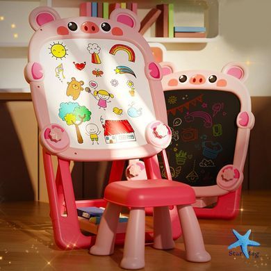 Детский мольберт Happy BLB-Toys для детей ∙ Многофункциональный развивающий мольберт Happy BLB-Toys
