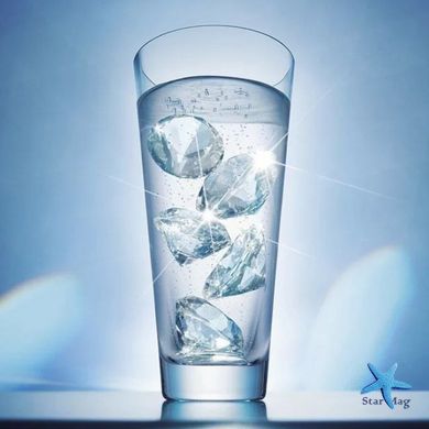 Силиконовая форма – лоток для кубиков льда Бриллиант ∙ Ледница Алмазы ∙ 4 ячейки