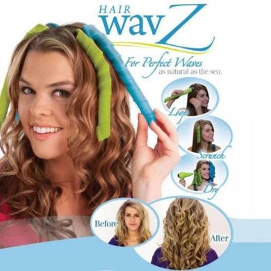 Волшебные бигуди для волос любой длины Hair Wavz, бигуди-спиральки